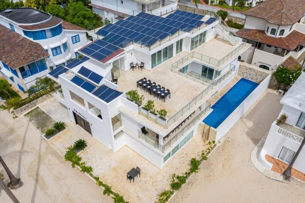 פונטה קאנה Villa Pandora Beach Front Villa With Chef Game Room Pool מראה חיצוני תמונה